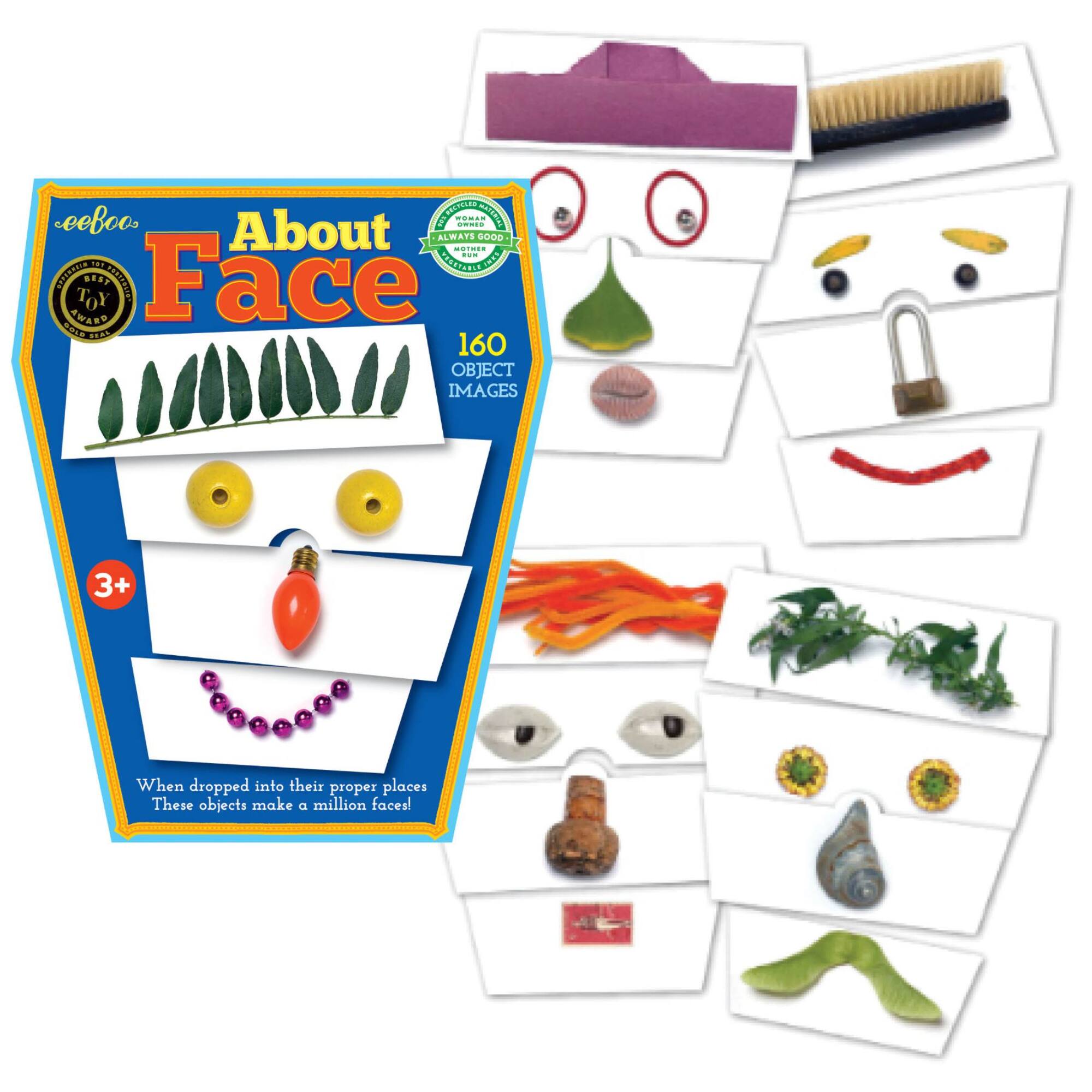 eeBoo About Face Object Cards
